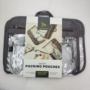 Travelon Set Of 5 Packing Pouches